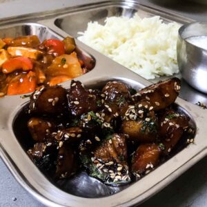 Chinese sticky potatoes by IndiOdyssey Feast